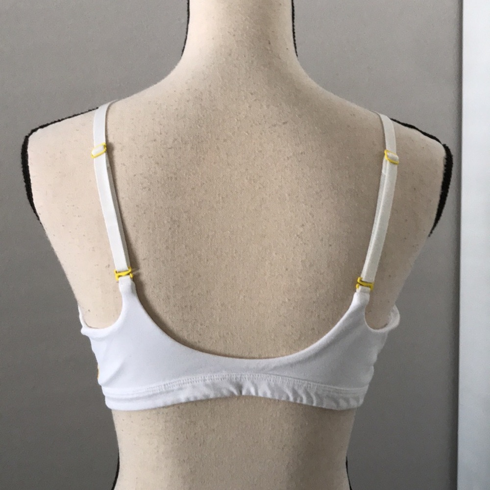 YELLOWBERRY White Women's Bralette | XL - Picture 9 of 13